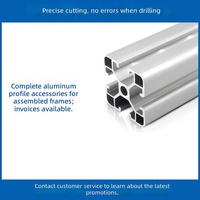 Profilé en aluminium industriel standard européen 4040, support de cadre et de profilé en aluminium pour l'assemblage d'équipements