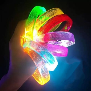 Kỳ nghỉ sự kiện chiếu sáng <span class=keywords><strong>LED</strong></span> Dây đeo cổ tay dạ quang buổi hòa nhạc Vòng đeo tay cho Đảng mới lạ cho kỳ nghỉ bên Nguồn cung cấp - Product Image 2