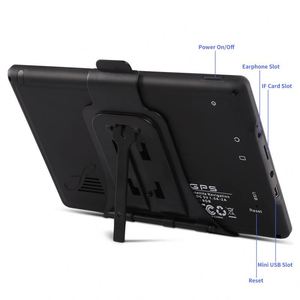 หน้าจอสัมผัสแบบ Capacitive ขนาด 7 นิ้ว ระบบนำทาง GPS สำหรับรถบรรทุกแบบพกพา ความจุ 256MB 16G พร้อมแผนที่โลกฟรี - Product Image 4