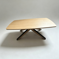 Pieds de meubles modernes, tables basses avec plateau en marbre, designs en acier inoxydable, services OEM