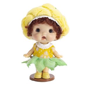 Poupée de dessin animé de 4 pouces en silicone et vinyle, réaliste, pour petite <span class=keywords><strong>fille</strong></span>, jouet reborn - Product Image 5