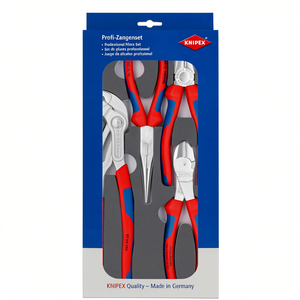 Juego de Alicates Knipex de 4 Piezas con Inserto de Espuma, Kit de Herramientas Profesional - Product Image 1