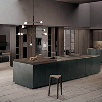 GODI 2026 Set Modular Mewah Terbaik Model Dapur Modern Kustom Lemari Desainer Furnitur Lainnya Kamar Mandi & Dapur