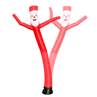 Danseur gonflable de Noël personnalisé 6m, Père Noël rouge, avec ventilateur intégré, résistant au soleil, imperméable, en tissu Oxford, pour publicité LGQM