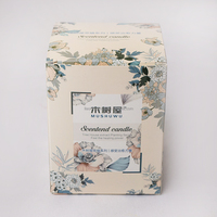Bougie en cire de soja aromathérapie personnalisée faite à la main belle fleur sèche parfumée pour des occasions comme Thanksgiving et la fête des mères