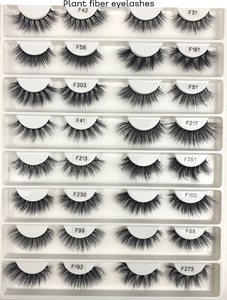 F137 vente en gros de cils en fibre végétale, bande de base de cils végétaliens, faux cils en vison, cils en vison, vendeur - Product Image 3
