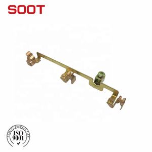 Kunden spezifische 6-polige Steckdosen stempel teile Metall kontakt teile der Steckdosen leiste - Product Image 5