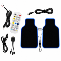 Kit de Décoration Lumineuse Ambiante pour l'Intérieur de Voiture - 2 Pièces - Éclairage Latéral - Lampe d'Ambiance pour Porte, Console, Cabine