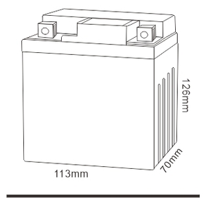 Batteries de moto TCS, nouveau style, <span class=keywords><strong>Ytx9</strong></span>-<span class=keywords><strong>bs</strong></span> <span class=keywords><strong>12V</strong></span> <span class=keywords><strong>9AH</strong></span> - Product Image 2