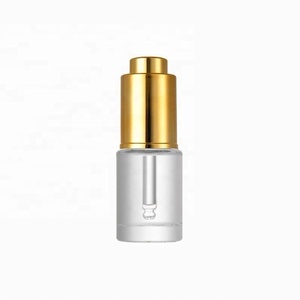 Hot Selling Refillable Empty 15ml 20 ml 30ml Frosted Clear <b>Bottle</b> Glass Essential Oil <b>Dropper</b> <b>Bottles</b> - Product Image 5