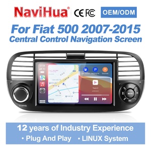 Navihua Car Radio DVD <b>Player</b> Stereo Linux System 7 Inch Carplay Android Auto Touch Screen for Fiat 500 2007-2015 - Product Image 3