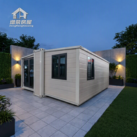 Maison modulaire extensible en conteneur de 20 pieds, 28 m² Design moderne, garantie de 3 ans, installation rapide, transportable, camping en plein air