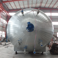 Autoclave pour tuyaux en béton avec portes à ouverture rapide double extrémité pour un traitement par lots efficace dans les usines de béton cellulaire autoclavé (BCA)
