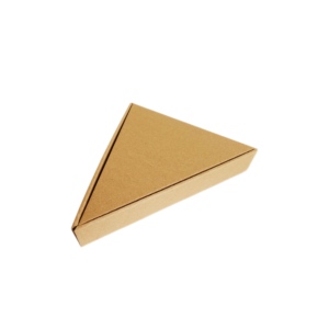 Thân thiện với môi sinh học phân hủy pho mát bánh pizza hộp giấy kraft tam giác lát <span class=keywords><strong>container</strong></span> với dập tính năng cho thực phẩm sử dụng - Product Image 2