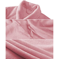 Peignoir en polyester super doux et de très bonne qualité, pour adultes, hôtel de luxe, femmes, polaire, col châle, peluche douce, Robe de Spa