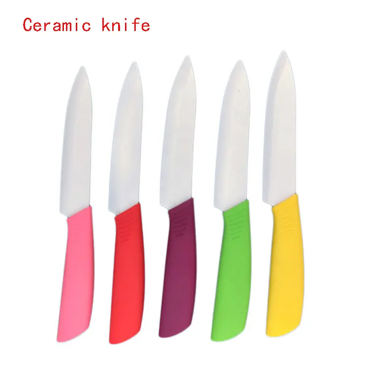 Color handle ceramic knife 5-inch universal knife chef knife can customize color / packaging welcome to consult