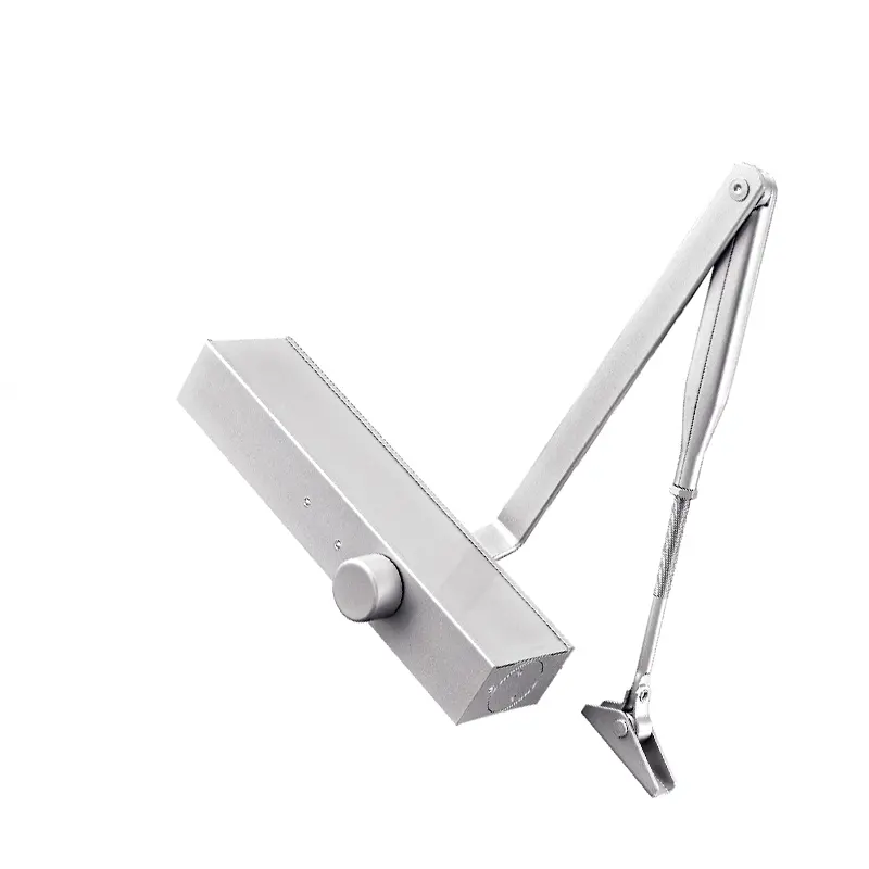 VIANS 180 Angle EN2EN5 Carré Euro Style Heavy Duty Réglable Industriel Hydraulique Slient Soft remote Cast Aluminium Door Closer