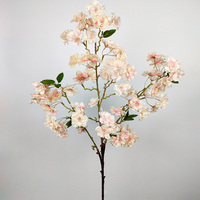 Nouvelle décoration intérieure essentielle de mariage Offre Spéciale fleur de cerisier artificielle décoration murale suspendue