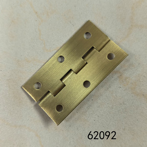 Bisagra de Puerta de Cobre 4.5-2.5*1-38*1.4mm 4 Orificios 180 Grados Uso Industrial Modelo 62092 - Product Image 3