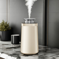 Dermey Diffuseur d'huiles essentielles d'aromathérapie domestique de bureau de luxe Capacité de 50ml Prise américaine alimentée par batterie Conception innovante
