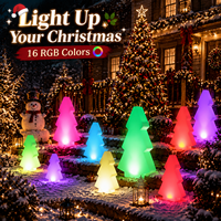 COOLQING Lampe de sol lumineuse rechargeable IP65 avec télécommande, lumières LED à intensité variable pour extérieur, mariage, fête, jardin, Noël