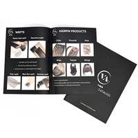 Brochure publicitaire personnalisée pour entreprise, impression sur papier couché 150 g/m², dépliants pour la publicité des restaurants