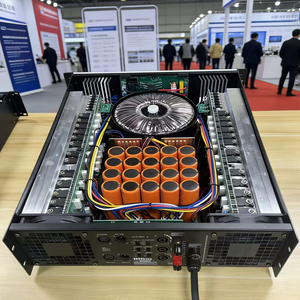 Amplificateur stéréo professionnel SIVG 3U série <span class=keywords><strong>CA</strong></span> 2 canaux 2*2000W, efficacité 8 ohms pour les spectacles de karaoké sur scène - Product Image 4