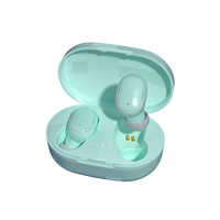 A6S V5.3 earbud tanpa kabel, earphone Stereo BT Headset mikrofon tampilan Digital baterai