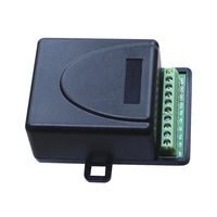 2 canaux 433MHz sans fil RF télécommande ABS matériel LED portail électrique domotique porte de garage récepteur émetteur