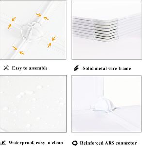 Trắng 6-Cube <span class=keywords><strong>DIY</strong></span> <span class=keywords><strong>Closet</strong></span> <span class=keywords><strong>Organizer</strong></span> với đôi tầng Stackable nhựa lưu trữ Cubes & kệ sách cho phòng ngủ nhà sử dụng - Product Image 6