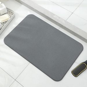 Custom Microfiber Non-Slip Toilet Bath Rug <b>Set</b> Water Absorbent Diatomite <b>Bathroom</b> <b>Mat</b> Machine Made - Product Image 1