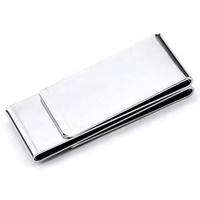 Clips à billets en laiton plaqué Nickel pour hommes, 10 pièces, attaches personnalisées, bon marché, en acier inoxydable, vente en gros