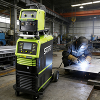 Machine à souder MIG MAG à double impulsion MIG 500PW, refroidie par eau, soudeuse à inverter pour le travail des métaux en aluminium
