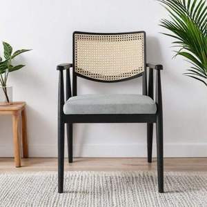 High Back Farmhouse Solid Wood <b>Dining</b> Chairs and <b>Armchairs</b> for Coffee Shops Restaurants Hotels Villas - Product Image 1