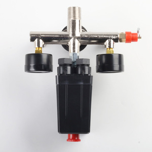 Régulateur d'air Bama 90-120Psi avec manomètre et valve pour compresseur - Product Image 5