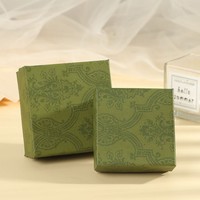 Boîte cadeau d'art recyclé personnalisé Tiandi couverture mate stratification gaufrage impression quatre couleurs pour emballage de bougie