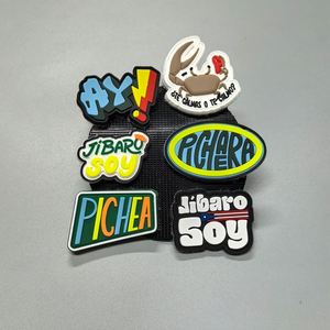 Custom 3D Soft <b>PVC</b> Hat logo Heat Embossing Custom <b>PVC</b> Iron in Patches Rubber Patches for <b>Dresses</b> Labels - Product Image 3