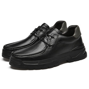 Zapatos de Hombre de Lujo de Diseñador, Marca Personalizada HANMCE VALENTINA, de Cuero con Cordones, con Parches, Suela de Goma, Ligeros, Transpirables y Antideslizantes - Product Image 1