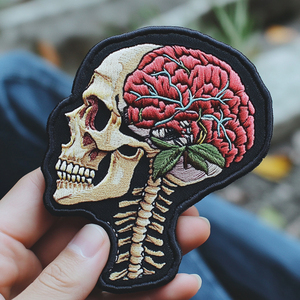 Patchs personnalisés brodés avec logo de chapeau personnalisé Patchs de broderie fer à repasser sur crochet et boucle pour vêtements - Product Image 5