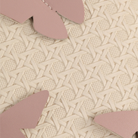 Sac de rangement pour maquillage DICHOS Butterfly Woven, en PU contrasté, trousse de toilette multi-compartiments, grande capacité, sac de voyage