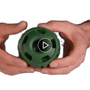 Interaktif doğal kauçuk gıda tedavi topu köpek çiğnemek oyuncak dayanıklı silikon kemik şekilli peluş ahşap Pet eğlence gıcırtılı - Product Image 4