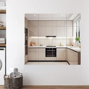 Big Wall Self Adhesive Arched <b>Silver</b> Modern Acrylic <b>Mirror</b> with Waterproof Design Bath Home Decor Customized Size - Product Image 4