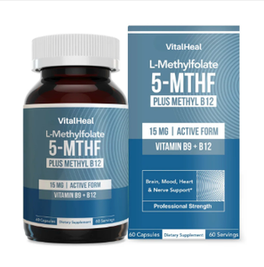 Hoogwaardige Actieve 5-MTHF Vorm Methylfolaat 15mg Plus Methyl <span class=keywords><strong>B12</strong></span> Cofactor Bioactieve Vitamine B9 <span class=keywords><strong>B12</strong></span> Volwassen Capsules Immuun - Product Image 2