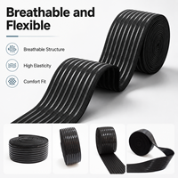 Bande élastique tissée sur mesure avec grip en silicone antidérapant pour maillots de cyclisme, vêtements de sport et shorts