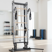 Tour de Pilates spirale portable et réglable GELILAI avec système de poulies pour la santé et la forme physique – Idéal pour les studios de Pilates