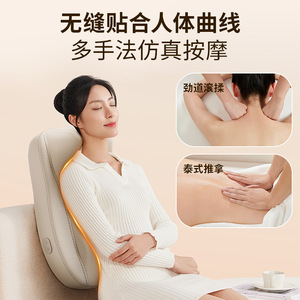 Cojín de Masaje 424 Recargable por USB, Soporte Lumbar, Masajeador de Espalda, Cuello y Cintura, Compresa Caliente, Masajeador Mecánico - Product Image 4