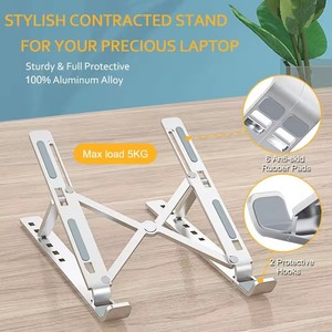 Soporte de Metal Ajustable para Ordenador Portátil, Soporte de Aleación de Aluminio, Plegable para Ordenador Portátil - Product Image 6