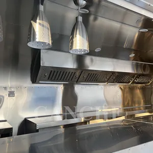 Carrito de Comida de Doble Eje Estándar Europeo de 7m, Camión de Comida de Acero Inoxidable, Remolque Móvil de Pizza para Exteriores - Product Image 6