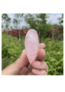 Cœur gonflé en quartz rose - Amour et Compassion, Pierre de guérison en cristal, Pierre de poche pour l'amour - Product Image 2