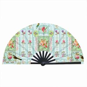 Éventail pliant personnalisé de 13 pouces avec impression de logo, pour la danse, le clac clac, le line dance et le popping, idéal pour les cérémonies de remise des diplômes - Product Image 4